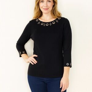 Dressbarn Collection Sweater Blouse, Size M